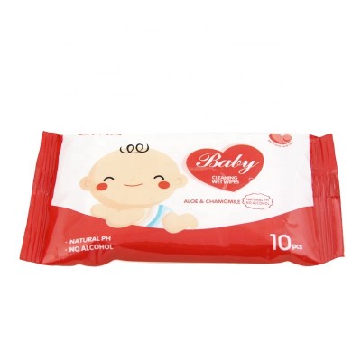 Custom Wholesale Non Woven Packaging Material For Wet 10 PCs abc Water Wipes Fabric Bamboo Baby Wet Wipes