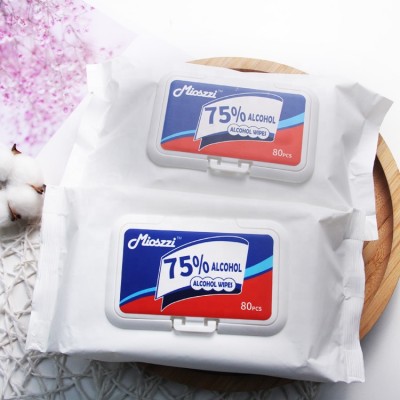 Custom Antibacterial Wipe Sanitizer Wipes Antiseptic Disinfectant Alcohol Wipes