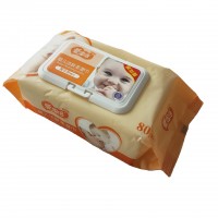 Custom Disposable Tissue Antibacterial Organic Cleansing Baby Wipes