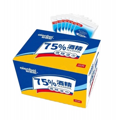 Custom Disposable Antiseptic Disinfectant Wipes Hands Cleansing Disinfecting Wipes 75% Alcohol